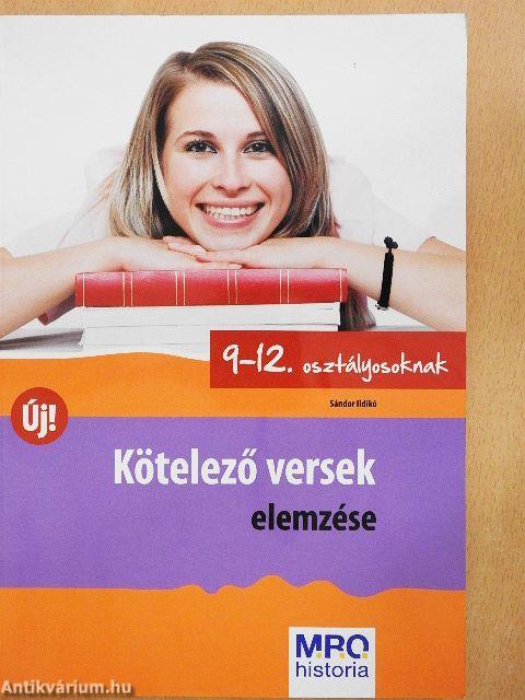Kötelező versek elemzése 9-12. osztályosoknak