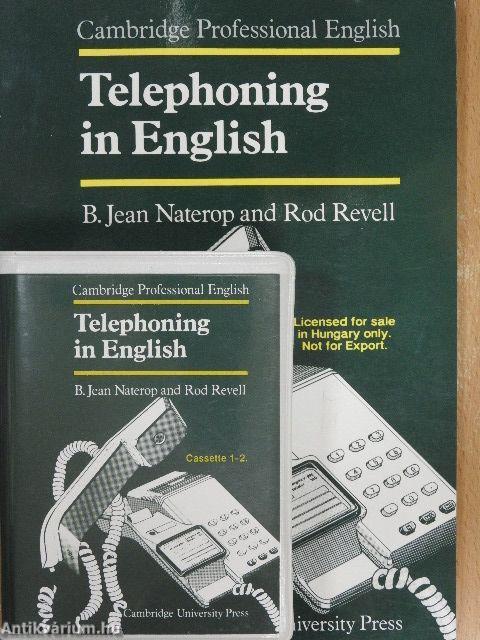 Telephoning in English - 2 db kazettával