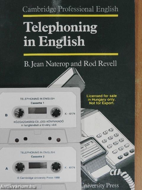 Telephoning in English - 2 db kazettával