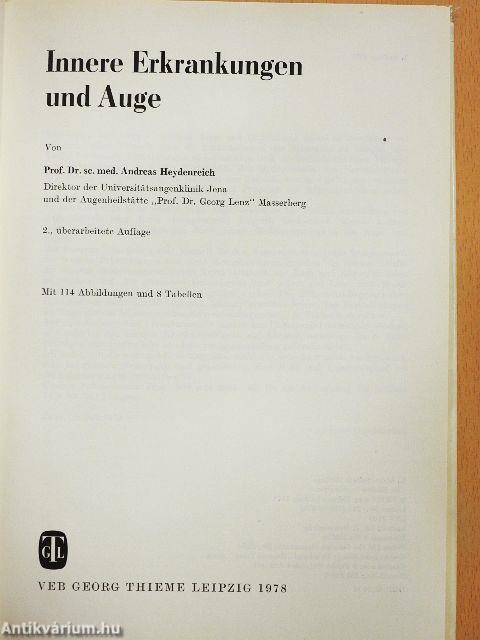 Innere Erkrankungen und Auge