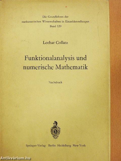 Funktionalanalysis und numerische Mathematik