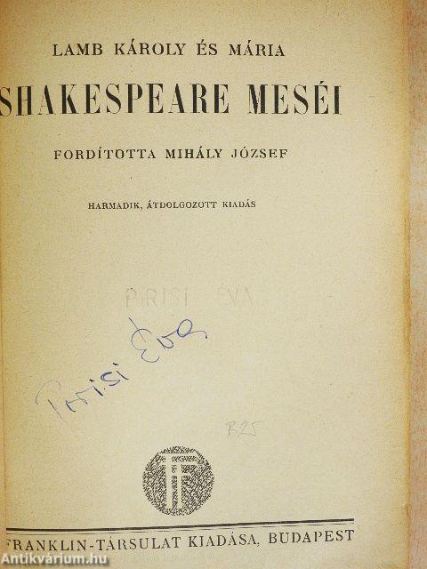 Shakespeare meséi