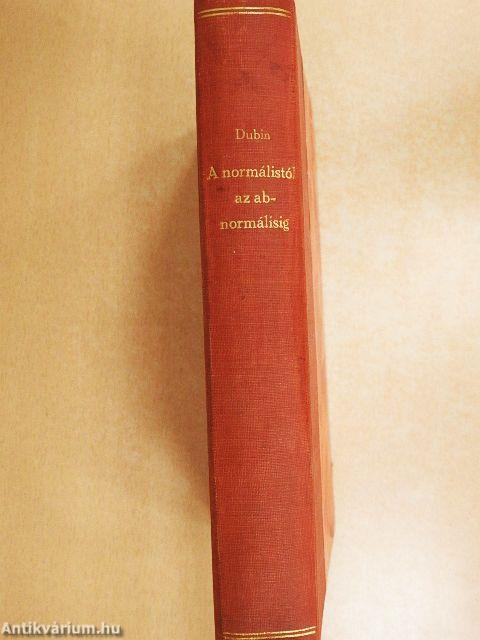 A normálistól az abnormálisig