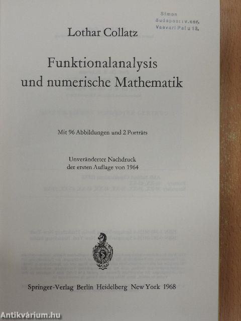 Funktionalanalysis und numerische Mathematik