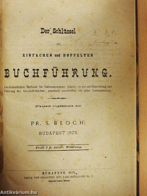 Der Schlüssel der einfachen und doppelten Buchführung