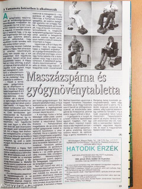 Természetgyógyászat 1995. január-december/Tudományos mellékletek