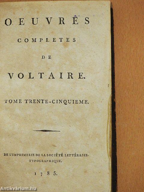 Oeuvres completes de Voltaire 12.