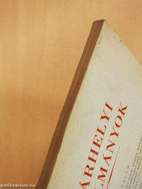 Vásárhelyi tanulmányok