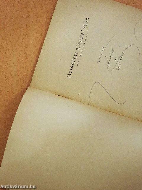 Vásárhelyi tanulmányok