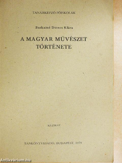 A magyar művészet története