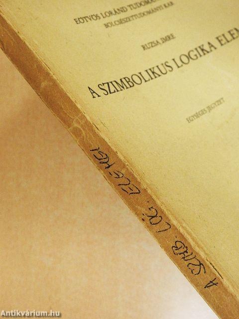 A szimbolikus logika elemei