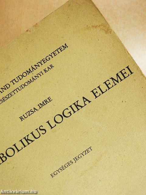 A szimbolikus logika elemei
