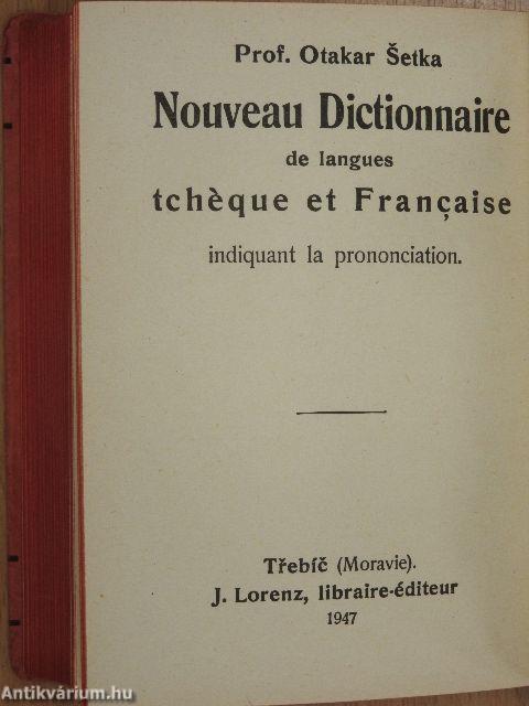 Novy Kapesní Slovník jazyka francouzského a ceského s udanou vyslovností I-II.