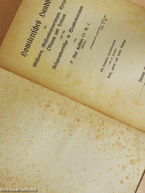 Homiletisches Handbuch IV. (gótbetűs)