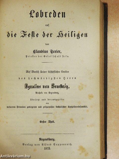 Predigten auf die Feste Christi des Herrn/Lobreden auf die Feste der Heiligen (gótbetűs)