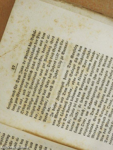 Geschichte von Paraguay, und den Missionen der Gesellschaft Jesu in diesen Ländern I. (gótbetűs) (töredék)