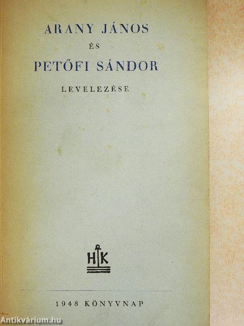 Arany János és Petőfi Sándor levelezése