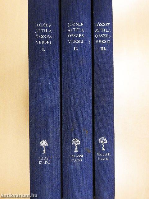 József Attila összes versei I-III.
