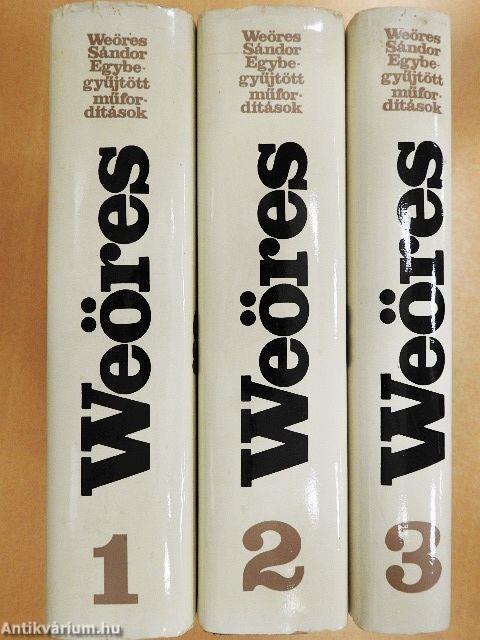 Egybegyűjtött műfordítások 1-3.