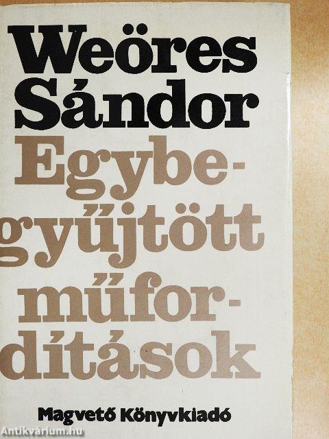 Egybegyűjtött műfordítások 1-3.