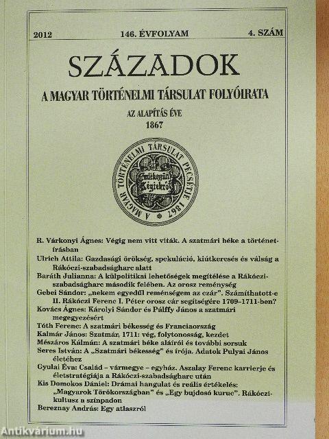 Századok 2012/4.