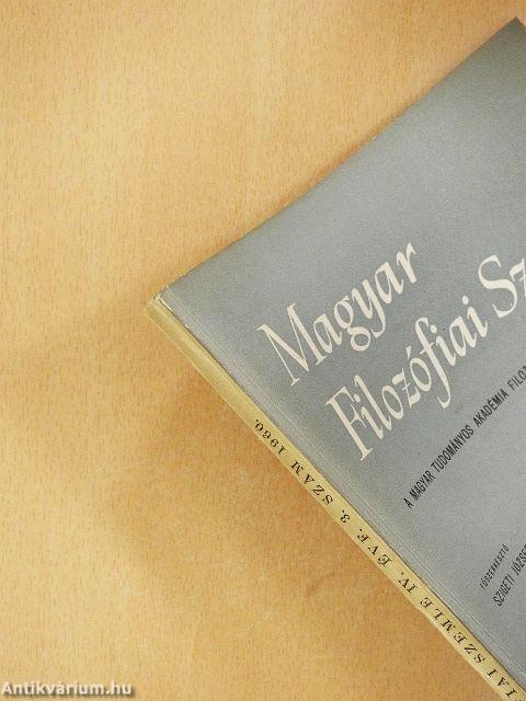Magyar Filozófiai Szemle 1960/3.