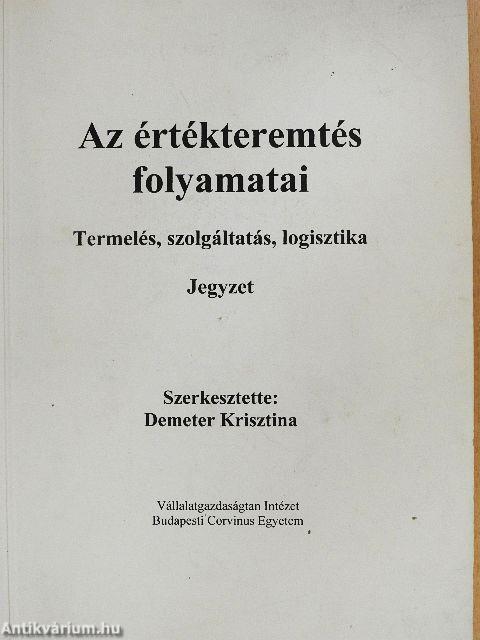 Az értékteremtés folyamatai