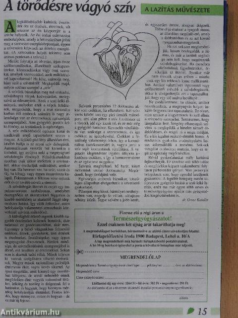 Természetgyógyászat 1996. január-december