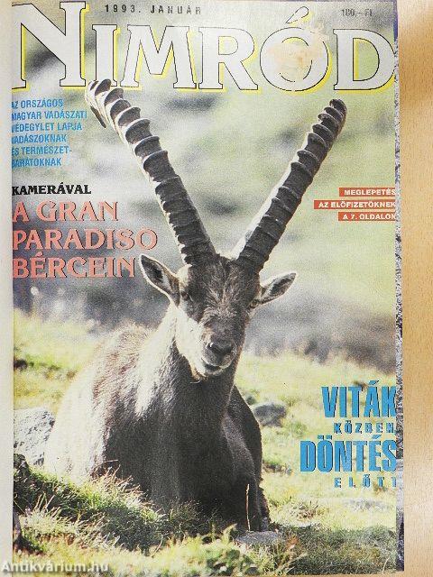 Nimród 1993-1994. január-december/A Földművelésügyi Minisztérium Vadászati és Halászati Önálló Osztály közleménye/Szemle