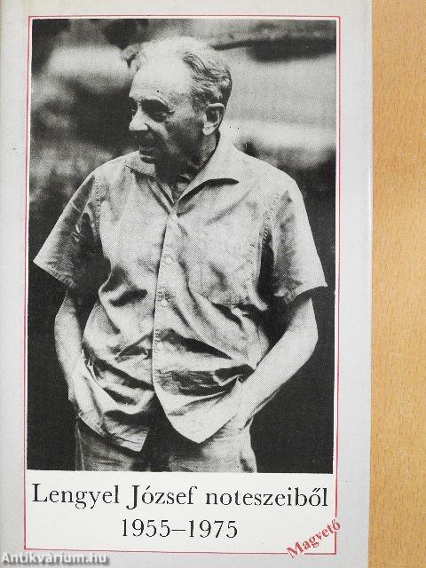 Lengyel József noteszeiből