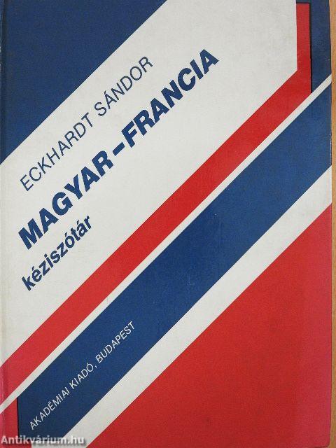 Magyar-francia kéziszótár