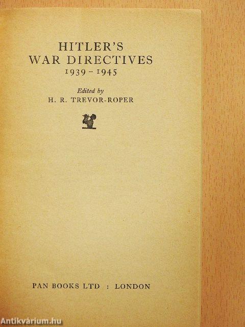 Hitler's War Directives 1939-1945