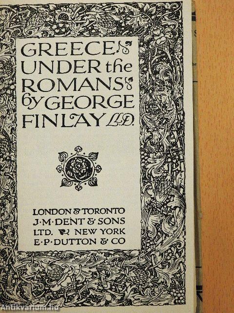 Greece under the Romans