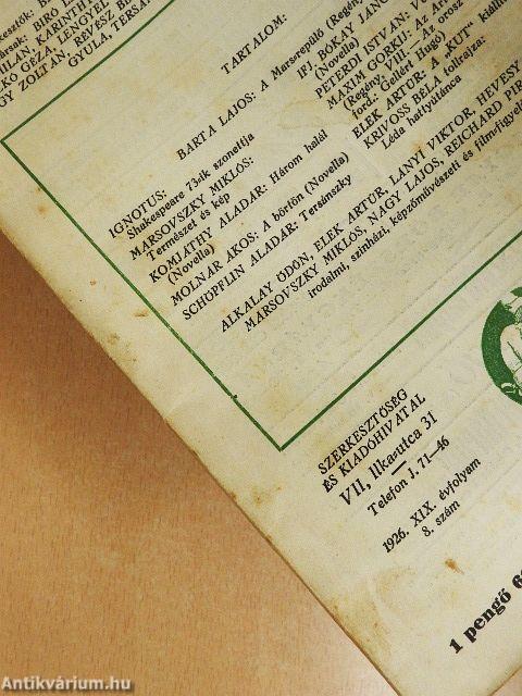 Nyugat 1926. április 16.