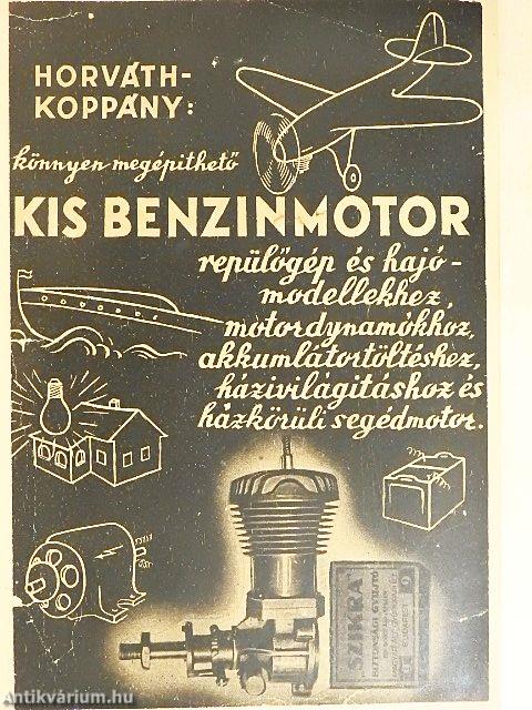 Könnyen megépíthető kis benzinmotor