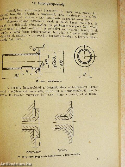 Könnyen megépíthető kis benzinmotor