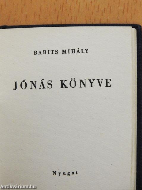 Jónás könyve (minikönyv)