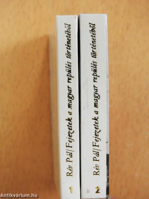 Fejezetek a magyar repülés történetéből 1-2. (minikönyv) (számozott)