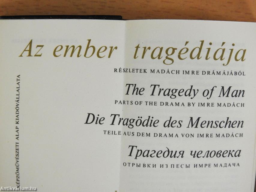 Az ember tragédiája (minikönyv)