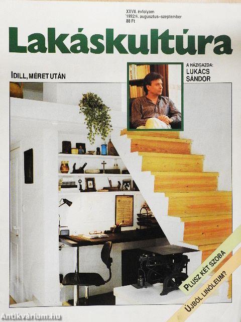 Lakáskultúra 1992. augusztus-szeptember