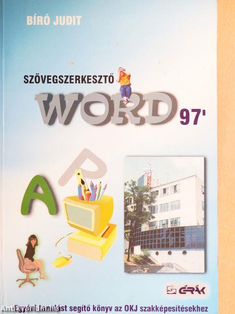 Szövegszerkesztő Word 97'