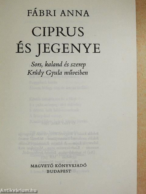 Ciprus és jegenye