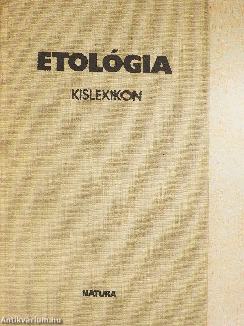 Etológia kislexikon