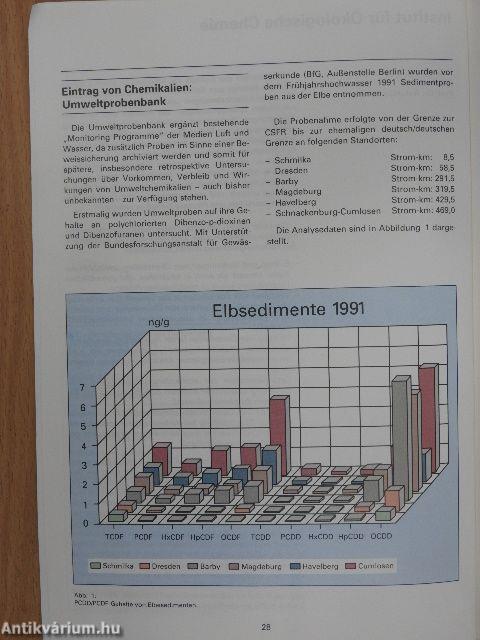 Bereich Ökologie Jahresbericht 1992