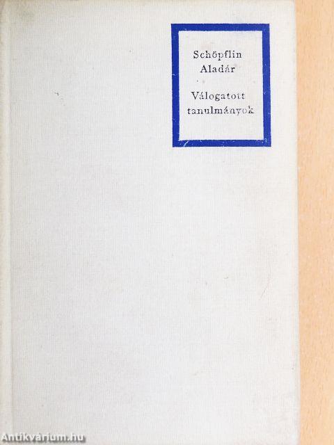 Válogatott tanulmányok