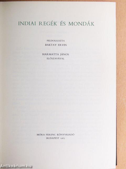 Indiai regék és mondák