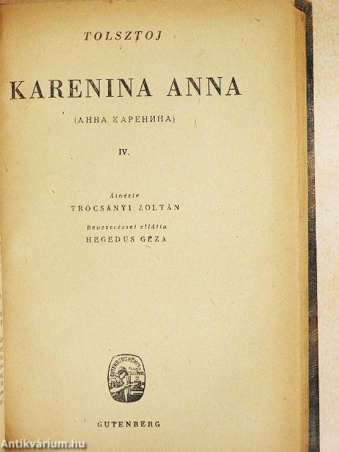 Karenina Anna I-IV.
