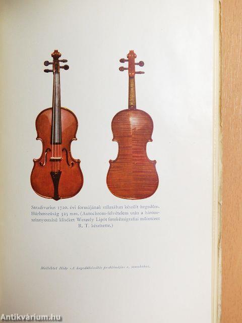 A hegedűkészités problémája