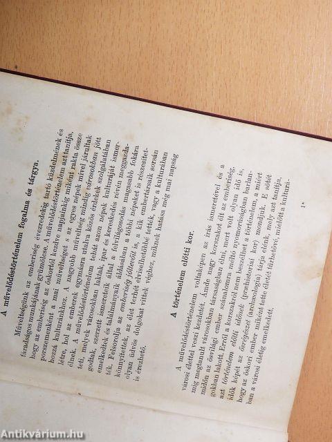 A művelődés és művészet története