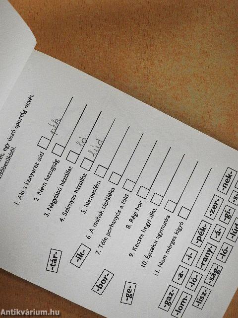 Agyafúrt betűrejtvények